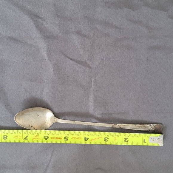 Set Of 4 Embassy Silver Plate Vintage Iced Tea Spoons With Ornate Handles - Picture 6 of 6